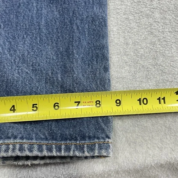 Vintage Levis 501 Jeans Mens 32x33 Blue Button Fly Denim Pants (Tag35x36) - Picture 6 of 16